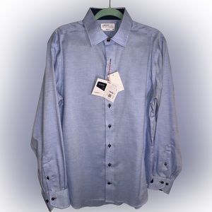 The Perfect Fashion Shirt by Lorenzo Uomo (no wrinkle, trim fit travel shirt)